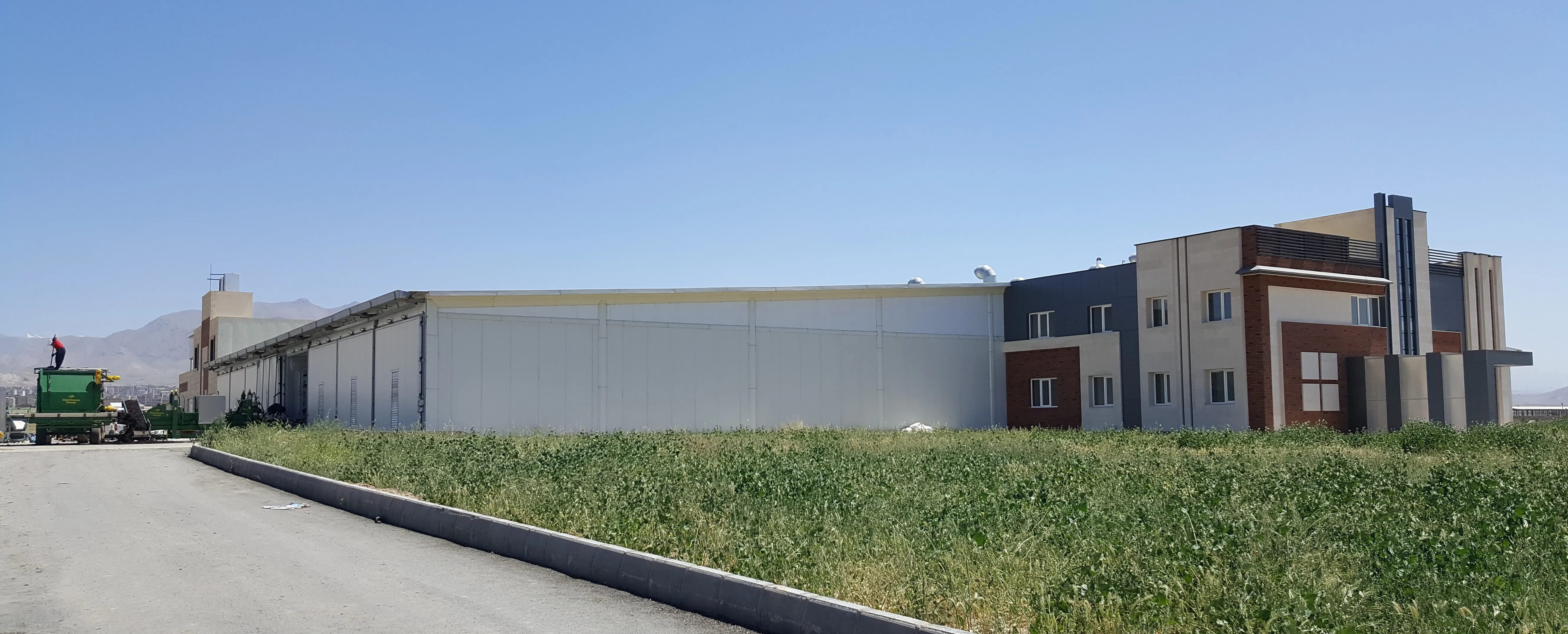 Enari mushroom growing facility — aluminium shelving in grow rooms