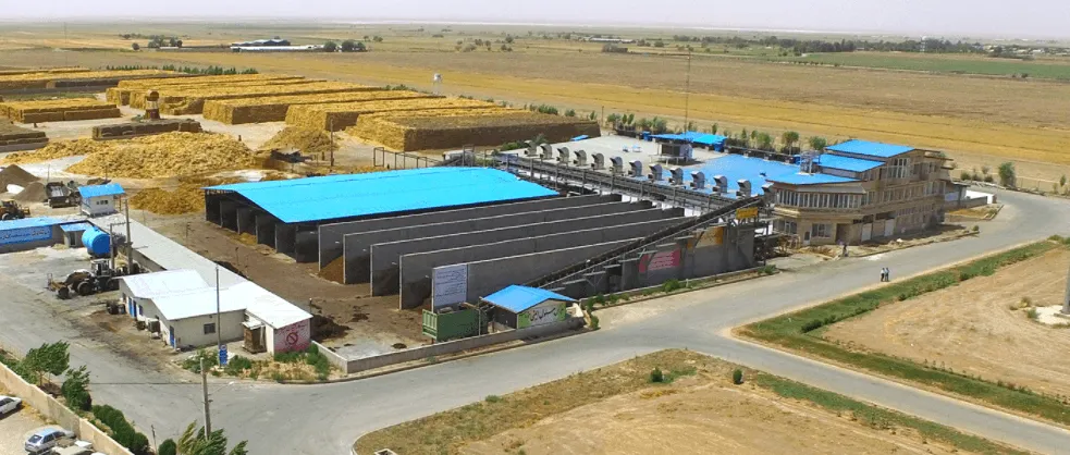 Enari compost facility aerial view